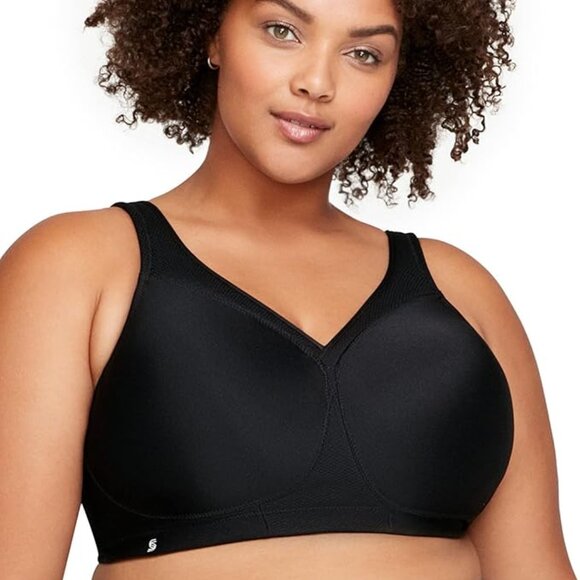 **Glamorise** Full Figure MagicLift Non-Padded Wirefree T-Shirt Bra 48F US NWOT - Picture 1 of 4